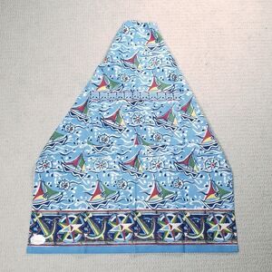 Pomegranate Inc Apron Blue Sailing Ships Ocean Nautical OSFM Kitchen Cooking NEW